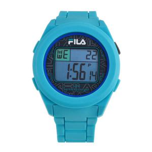 휠라 FCK 38-101-004 남녀공용 우레탄 밴드 전자 손목 시계