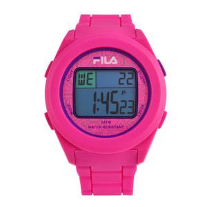 휠라 FCK 38-101-005 남녀공용 우레탄 밴드 전자 손목 시계