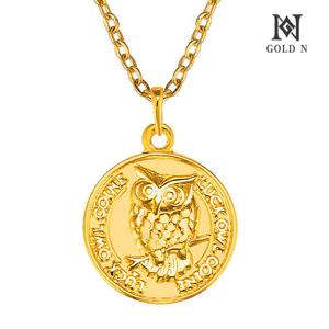 골드앤 순금 24K 부엉이 코인 목걸이 중