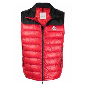 몽클레어 22SS ORTAC CILET 숏 패딩조끼 루비레드 1A000 58 M1591 448