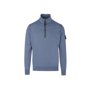 와펜 반집업 맨투맨 블루 101561951 V0024