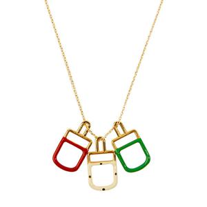 22 알리타 아이스 팝 트리오 목걸이 에나멜 NRPU3K1000YG09K ZC000