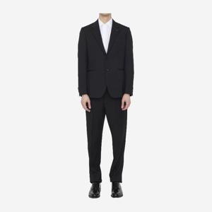 라르디니 블랙 울 라펠 브로치 투피스 수트 EQ7754 SK62403 999