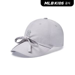 [MLB키즈 공식]25N 여아 고프코어 리본 볼캡 NY (L.Grey)7FCPB085N-50GRL