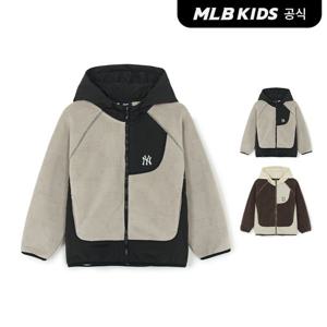 [MLB키즈 공식]25FW 아웃도어 모노그램 플리스 후드 집업 (2color)7AFDM0156-SET