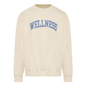 22FW 웰니스 로고 기모 맨투맨 크림 CR623CR