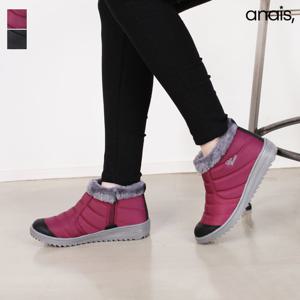 [아나이스] 국내제작 퍼안감 앵클 패딩부츠 3cm_25F166 [무료배송]