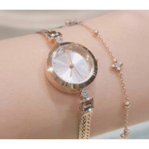 [로이드] 사슬체인 꽃팔찌 메탈시계 LL2G20703WGG