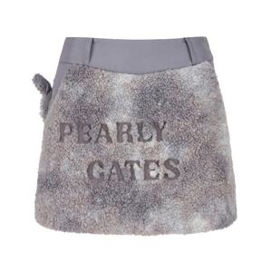 M 파리게이츠골프스커트 NQC 521D4PC682_GY 여성 부클 다운 믹스 볼파우치 큐롯 스커트