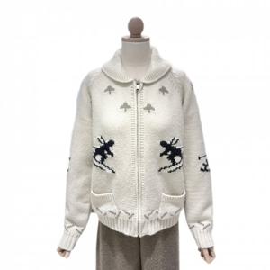 러브앤쇼  라운드카라 니트집업 (GCFKGKJ01)