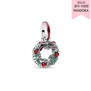 [판도라(주얼리)][백화점 보증서 제공] 크리스마스 리스 댕글 참 794238C01