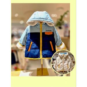 블루독베이비 10 25FW겨울신상 (BL)컬러플레이 리버시블점퍼 (245C1911701)