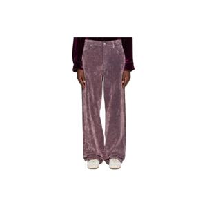 드리스반노튼 청바지 퍼플 루즈 핏 데님 진 252358M186010