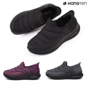행텐 HT-3707 패딩슬립온 방한화 남녀공용 퍼안감 따뜻한 겨울패딩신발