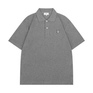 메종키츠네 MM00210KJ7010 H131 볼드 폭스헤드 컴포트 폴로 티셔츠