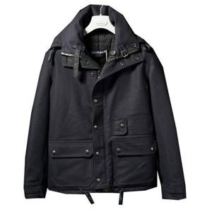 11주년 이큅먼트 하프 패딩 자켓 네이비 G19U531 A1