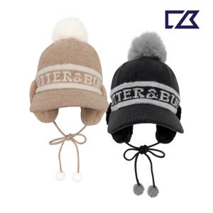커터앤벅 여성 포인트 배색 니팅캡/골프모자 - CBL5WCP247