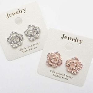 로맨틱 로즈앤느 장미귀걸이