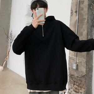 데일리 무지 집업 맨투맨 기모안감 3컬러 DS-AL886