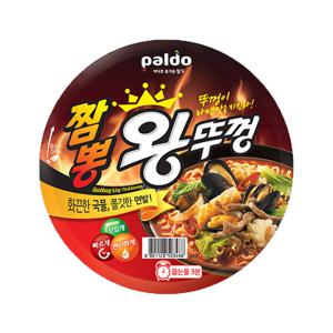 컵라면 큰사발 팔도 왕뚜껑 짬뽕 110g 18개