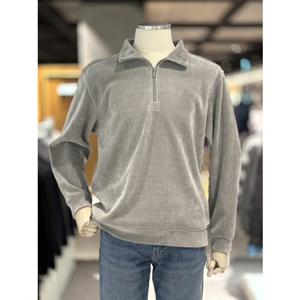 지오지아 25FW 2컬러 셔닐 반집업 맨투맨 티셔츠 ADF4TT1101