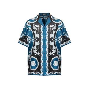 25 FW 베르사체 버튼 클로저 패턴 셔츠 10039261A16096 TP444514374