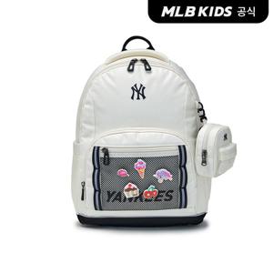 [MLB키즈 공식] 26N 베이직 원포켓 메쉬 책가방 NY (Cream)7ABKB056N-50CRS