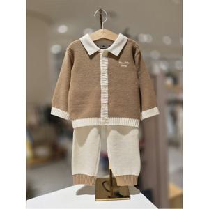 블루독베이비 10 24FW 이월 (BR) 니트가디건상하복 SET B (44C13610020)