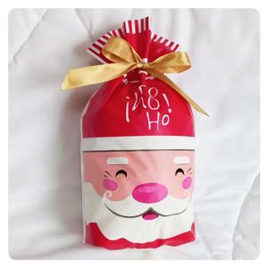 선물포장 A51 산타끈주머니(빨강)3장 크리스마스포장지 /5EA