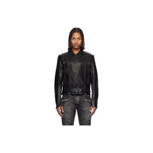 발망 가죽재킷 블랙 라이트 램스킨 가죽 바이커 재킷 252251M181000