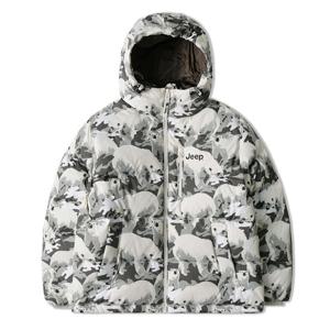 지프 폴라 베어 카모플라쥬 덕다운 패딩 JN4JPU421CM