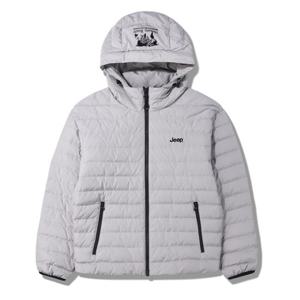 지프 후드 덕다운 경량 패딩 점퍼 JQ4JPU421GR
