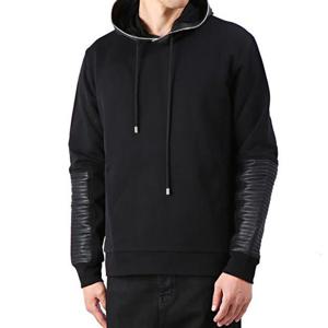 레스옴므 LHD861A LD850A 9000 레더믹스 후드 스웨터