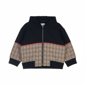 버버리  체크 패널 후드 자켓 8053940 C IB5 MN JONAH HOODY A1189 (12-24M)