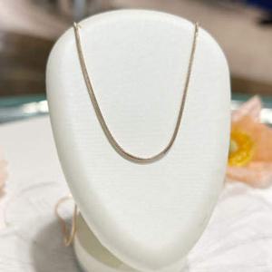 미니골드 14K 로프 뱀줄 목걸이- 1.2mm NLEM4155