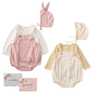 M밍크뮤D 26SS 코니와플SET바디슈트 2종 택1 티셔츠보넷세트 (361126040206)