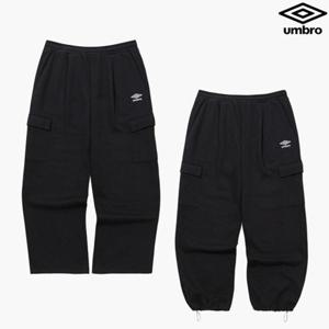 [엄브로] 카고 기모 와이드 팬츠 UQ423CFPO5_BLK0