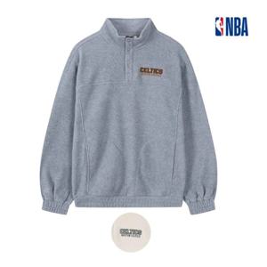 [엔비에이]남여공용 플리스 맨투맨 티셔츠 오버핏 빅사이즈 반집업 아노락 (N254TS034P)