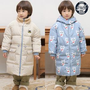 [팬콧키즈] 스노우베어 리버시블 후드 다운 점퍼_PKTTIDJ02U