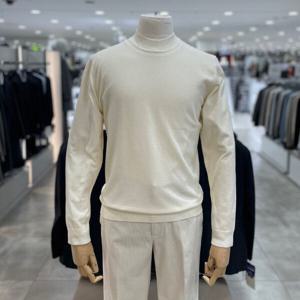 [지오지아]소프트터치 메리노울 반폴라 니트티_ABE4EU1106_IV_DG