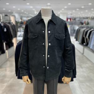 [지오지아]에코 스웨이드 트러커 자켓_AAF1JJ1102_DGR_DG