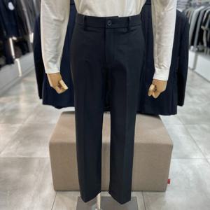 [지오지아]경량 나일론 사방스판 테이퍼드 슬랙스_ABE4PP1108_BK