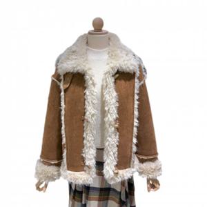 러브앤쇼  배색퍼무스탕점퍼 (GCFKGJP06)