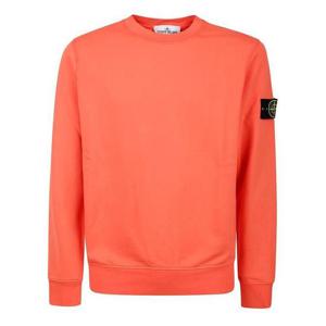25 FW 스톤 아일랜드 컴퍼스 패치 크루네크 스웨트셔츠 오렌지 K1S156100044S0051