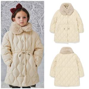 [빈BEEN]HP 여아 라이트 베이지 롱다운 점퍼 BZ64JP01LB PG