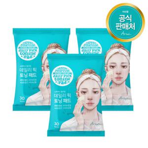 아리얼 스트레스 릴리빙 데일리 픽 토닝 패드 30매_3개입