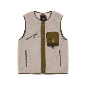 M 캉골조끼 CQK KQFC-BS61380BE 레트로코어 플리스 질레 6138 베이지