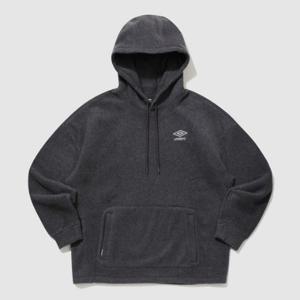 M 엄브로후드티 CQK UP423CHDN9-DMG1 플러스플리스 후드티 / CHARCOAL