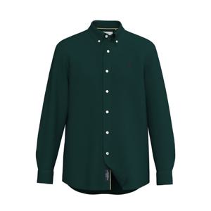 [헤지스]헤지스 다크그린 솔리드 옥스포드 셔츠 HZSH4C101E3