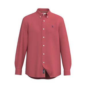 [헤지스]헤지스 레드 솔리드 옥스포드 셔츠 HZSH4C101R2